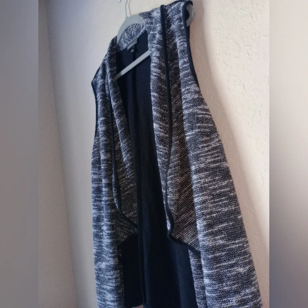 ALYX Gray & Black Women's Cardigan Sleeveless Patterned Size 1X - Picture 3 of 7